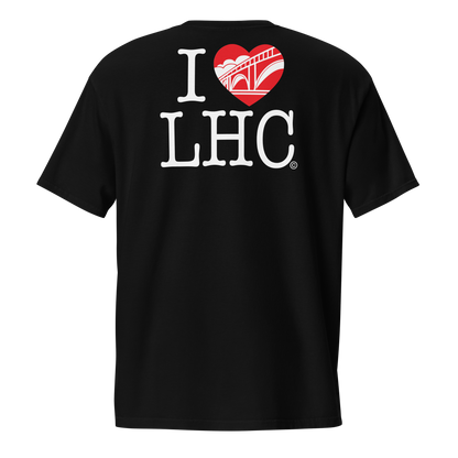 I Love LHC | Unisex garment-dyed pocket t-shirt