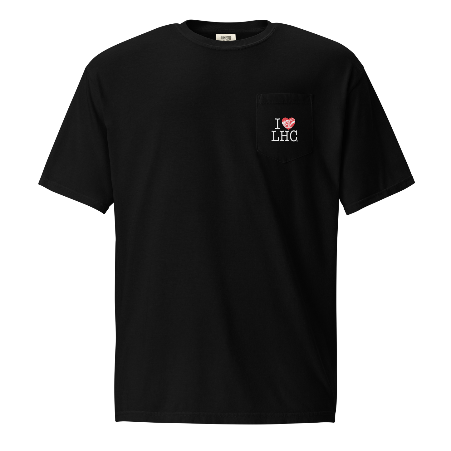 I Love LHC | Unisex garment-dyed pocket t-shirt