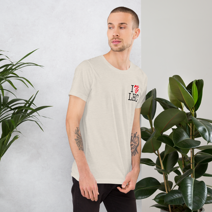 I Love LHC | Unisex t-shirt | Darker Print