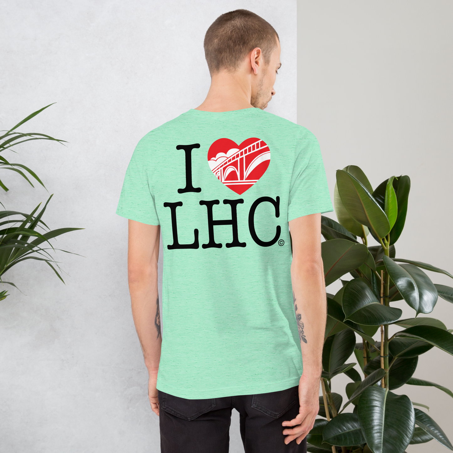 I Love LHC | Unisex t-shirt | Darker Print