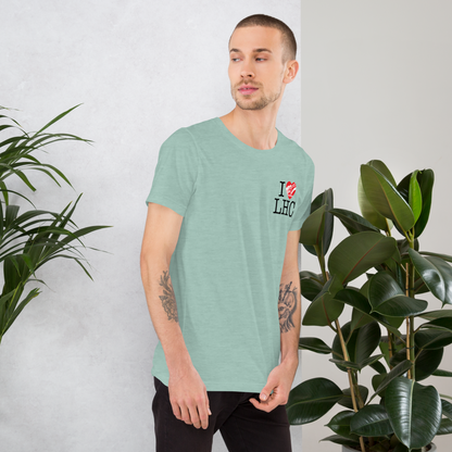 I Love LHC | Unisex t-shirt | Darker Print