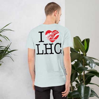 I Love LHC | Unisex t-shirt | Darker Print