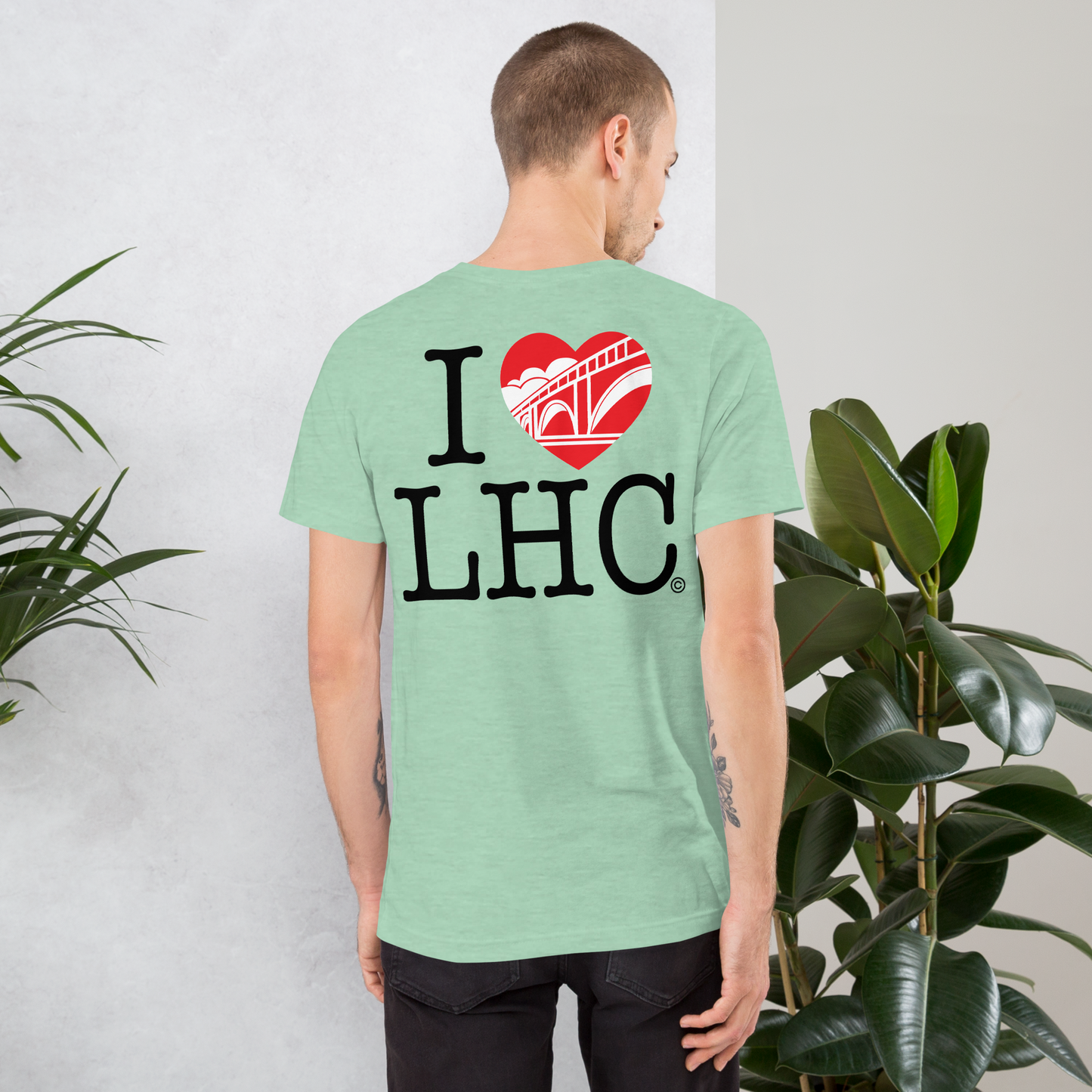 I Love LHC | Unisex t-shirt | Darker Print