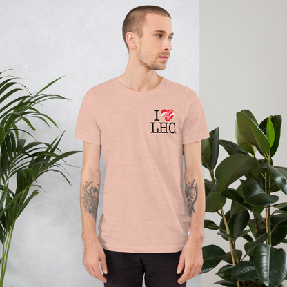 I Love LHC | Unisex t-shirt | Darker Print