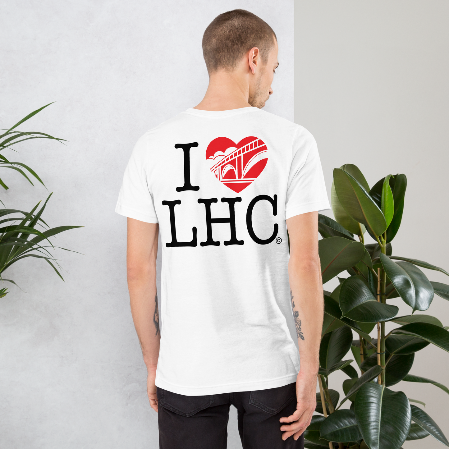 I Love LHC | Unisex t-shirt | Darker Print